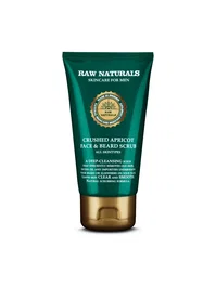 Raw Naturals Apricot Face & Beard Scrub Exfoliante Vegano